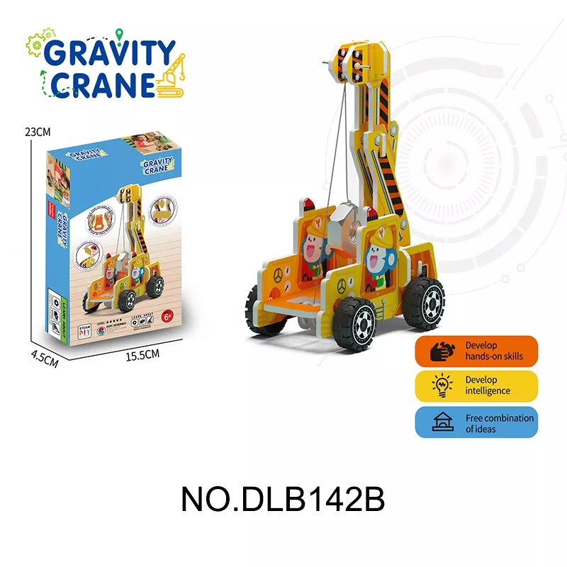 DLB142B DIY 3D Puzzle Science Experiment KitGravity Car EPS Foam Board
