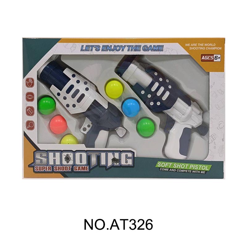 Soft bullet gun toy